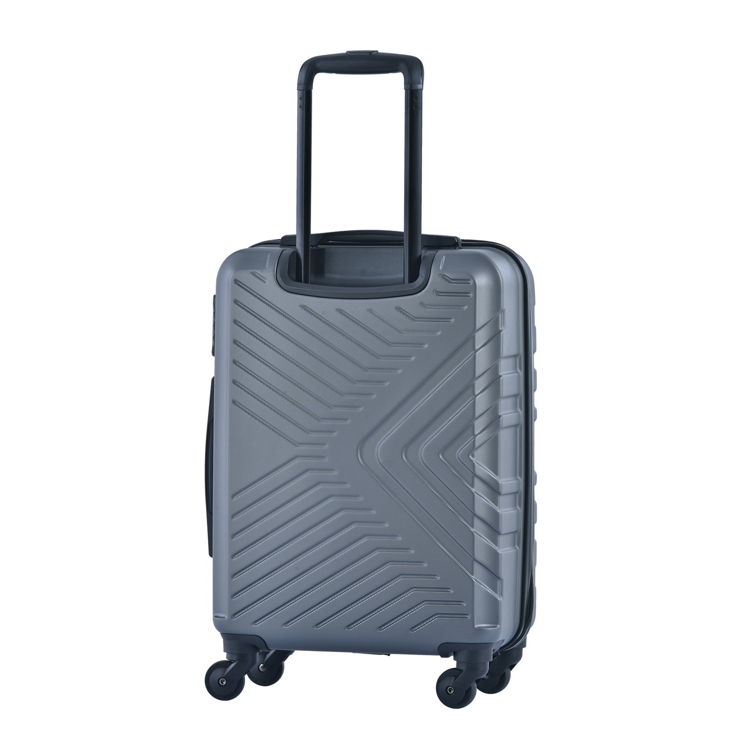 3-Piece ABS Lightweight Luggage Set — Spinner Wheels, TSA Lock, Gray (20"/24"/28")