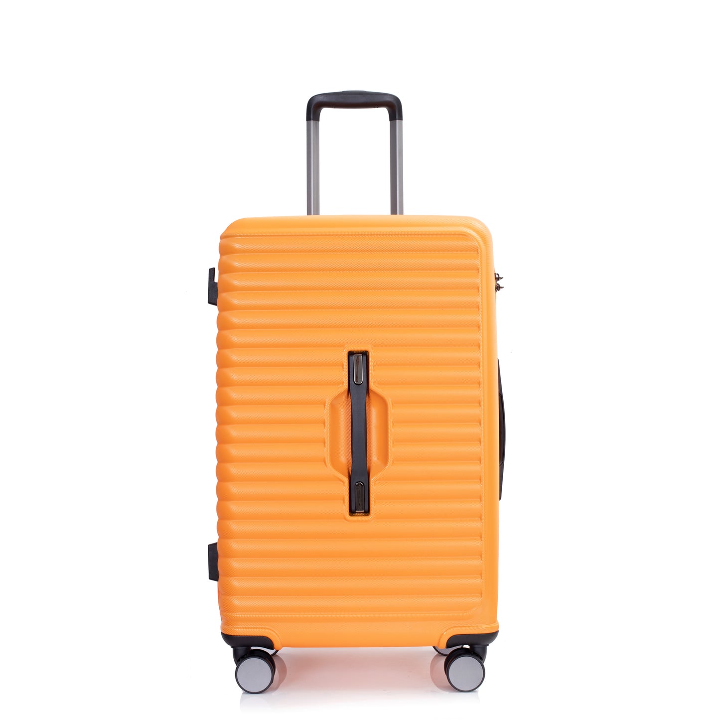 3-Piece Luggage Set — PC+ABS, 360-Degree Spinner Wheels, TSA Lock, Orange (20"/24"/28")