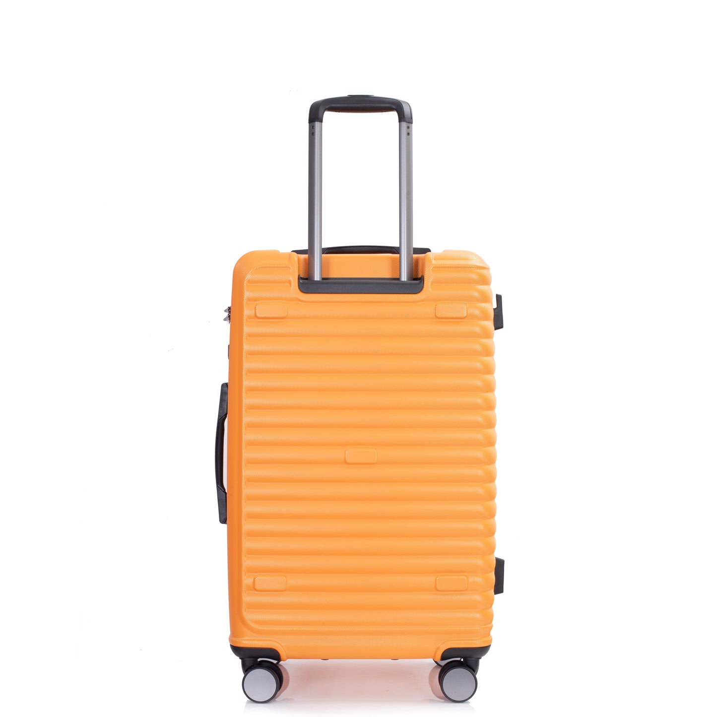 3-Piece Luggage Set — PC+ABS, 360-Degree Spinner Wheels, TSA Lock, Orange (20"/24"/28")