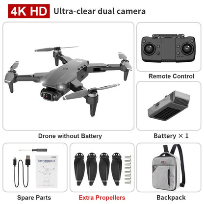 L900 Pro 4K HD Dual Camera Drone with GPS, 5G WiFi FPV, Real-time Transmission, Brushless Motor, and 1.2km RC Distance [FREE SHIPPING] - CALCUMART