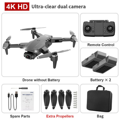 L900 Pro 4K HD Dual Camera Drone with GPS, 5G WiFi FPV, Real-time Transmission, Brushless Motor, and 1.2km RC Distance [FREE SHIPPING] - CALCUMART