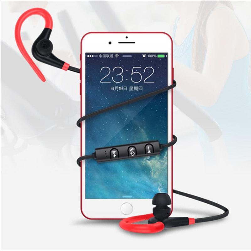 Mini Sports Bluetooth Earphone with Inner Earbuds and Mic for Smartphones - CALCUMART